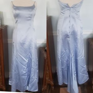 French Blue Bridesmaid's Dress